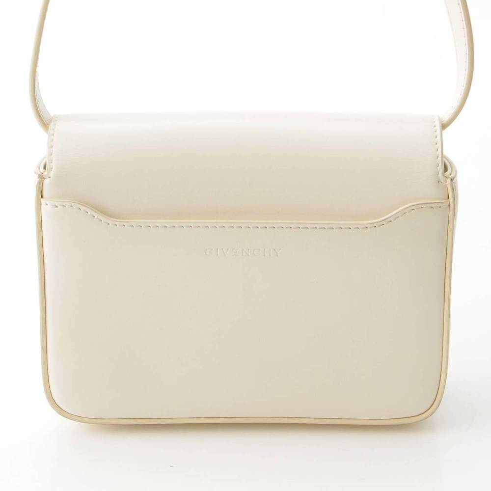 Givenchy Small Bag Shoulder White Logo Ivory Flap… - image 3